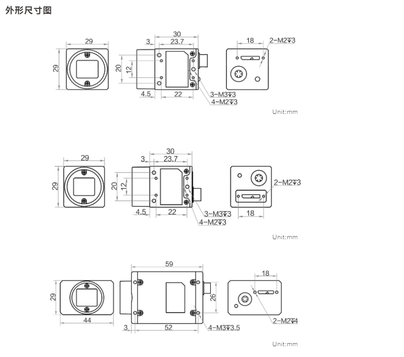 CE 系列 USB3.0 工业面阵相机(图4)