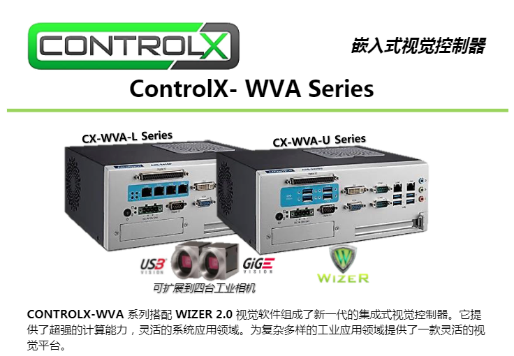 嵌入式视觉控制器 ControlX- WVA Series(图1)