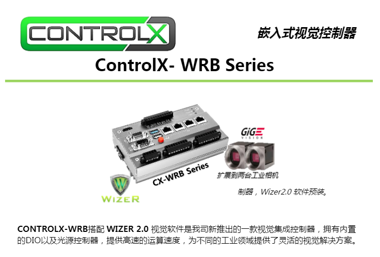 嵌入式视觉控制器 ControlX- WRB Series(图1)